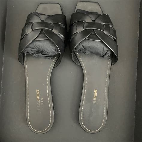 ysl nu ped croc sandals|Saint Laurent Tribute Nu Pieds Slide Sandal (Women) .